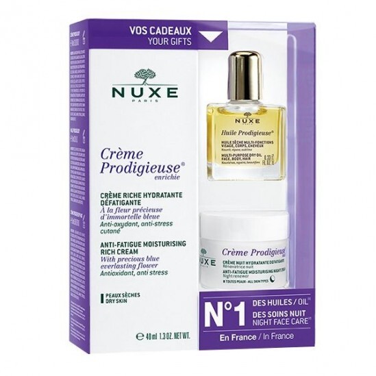 Nuxe Prodigieuse Crème Hydratante 40ml + Huile Prodigieuse 30ml OFFERTE