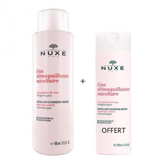 Nuxe Démaquillant Eau Micéllaire 400ml + 200ml OFFERT