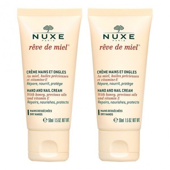 Nuxe rêve de miel crème mains et ongles 75ml x2