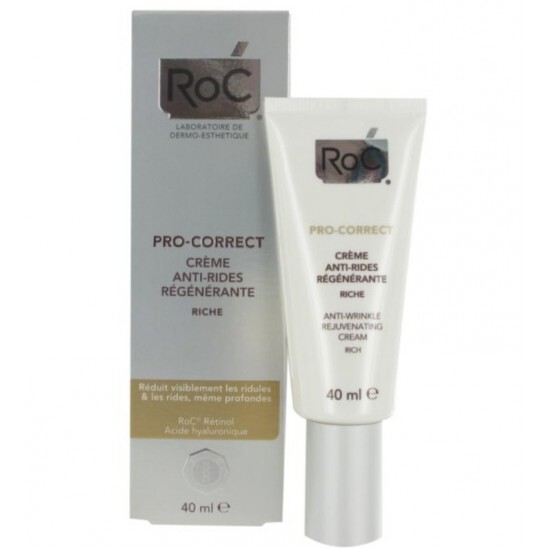 Roc Pro-Correct Crème Anti-Rides Régénérante Riche 40ml