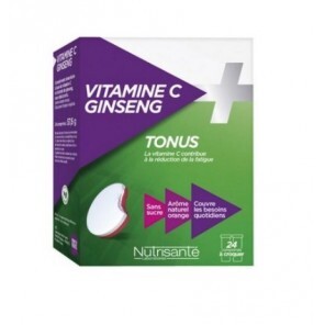 Nutrisante Vitamine C + Ginseng 24 Comprimés à Croquer