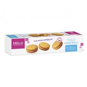 Milical Biscuits hyperprotéinés Saveur Vanille x8 200g