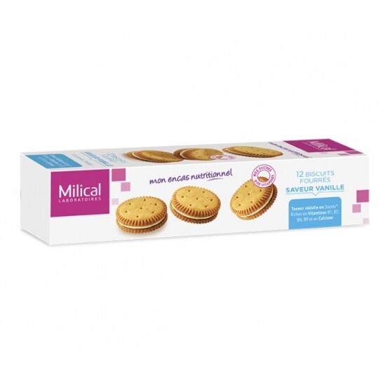 Milical Biscuits hyperprotéinés Saveur Vanille x8 200g