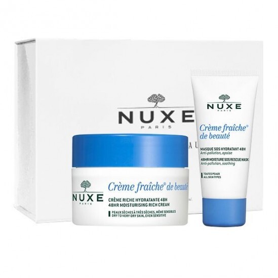  Nuxe coffret crème fraiche peaux sèches + masque frais OFFERT