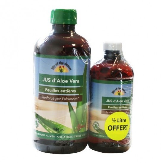 Lily of the desert jus d'aloe vera 946ml et 1/2L OFFERT