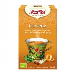 Yogi tea infusion ginseng flower 17 sachets