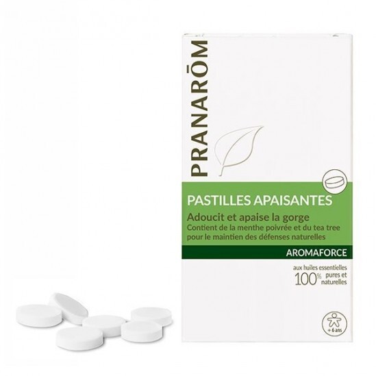 Pranarôm aromaforce pastilles pour la gorge x 21