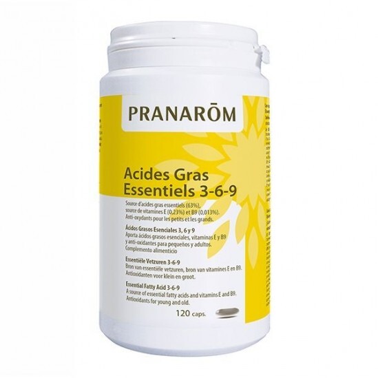 Pranarôm Acides Gras Essentiels 3-6-9 120 Capsules