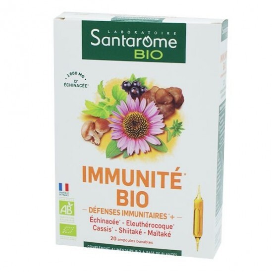 Santarome immunité bio boite de 20 ampoules 