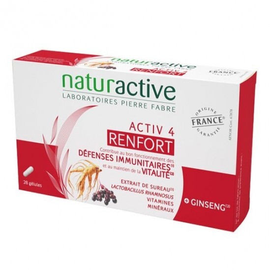 Naturactive activ 4 renfort boite de 28 géllules 