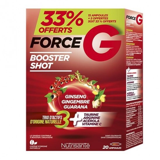 Nutrisanté Force G Power Max 20 Ampoules