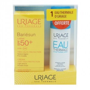 Uriage coffret bariésun crème solaire sans parfum SPF50 + eau thermale 50ml OFFERTE