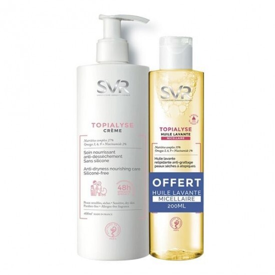 Svr topialyse crème 400ml+ huile micellaire 200ml OFFERTE