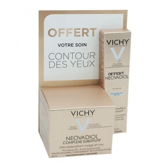 Vichy coffret neovadiol soin redensifiant peau normale à mixte 50ml + contour des yeux 15ml OFFERT