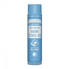 Eolys dr bronner's baume à lèvres non parfumé 