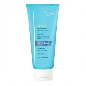 Ducray keracnyl gel moussant visage et corps 200ml