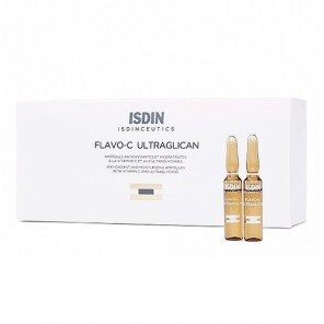 Isdin Ceutics Flavo-C ultraglican boite de 30 ampoules 