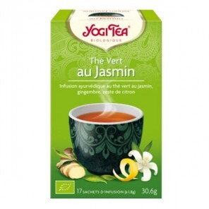 Yogi tea thé vert au jasmin 17 sachets