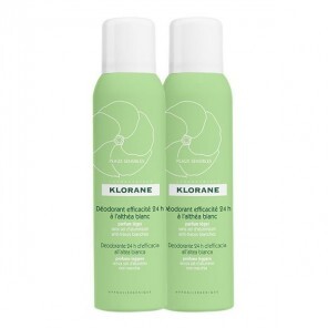 Klorane Déodorant spray à l'Althéa Blanc 2 x 125ml