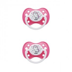 Dodie Sucette Anatomique Silicone Avec Anneau Collection Girly 6 Mois Et Plus X2 