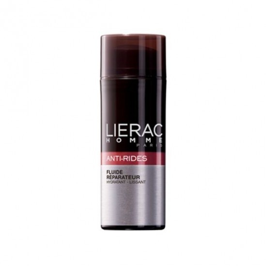 Lierac homme anti-rides fluide réparateur 50 ml + Trousse de toilette 