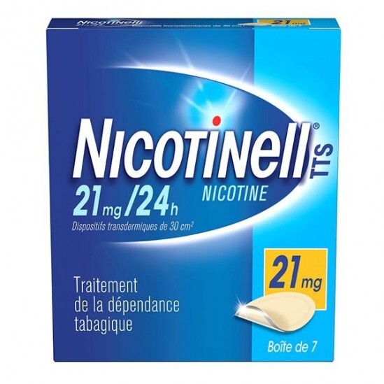 Nicotinell TTS 21 mg/24 h, dispositif Transdermique 7 Patchs