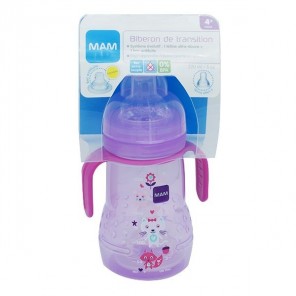 MAM Biberon de transition fille 4 mois+220ml