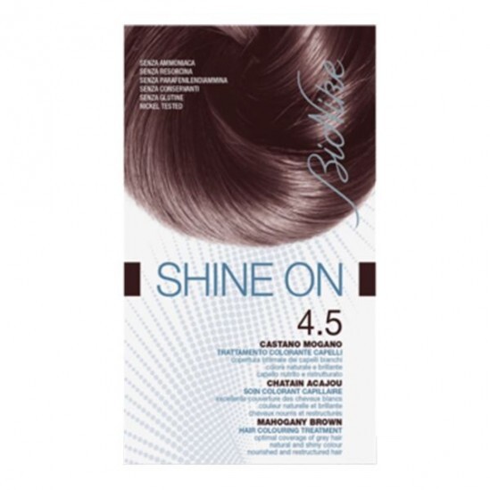 Bionike Shine on soin coloration 4.5 chatain acajou