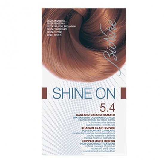 Bionike Shine on soin coloration 5.4 chatain clair cuivré