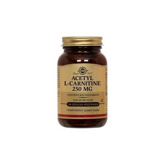 Acetyl-L-Carnitine 250mg 30 gélules