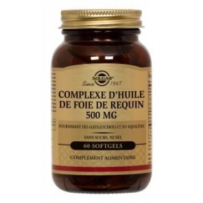 Solgar Huile de foie de requin complément alimentaire 500mg