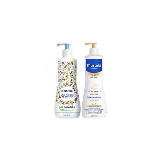 Mustela Lait de toilette flacons capsule service 750ml