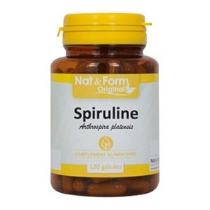 Nat&Form Spiruline complément alimentaire 120 gélules