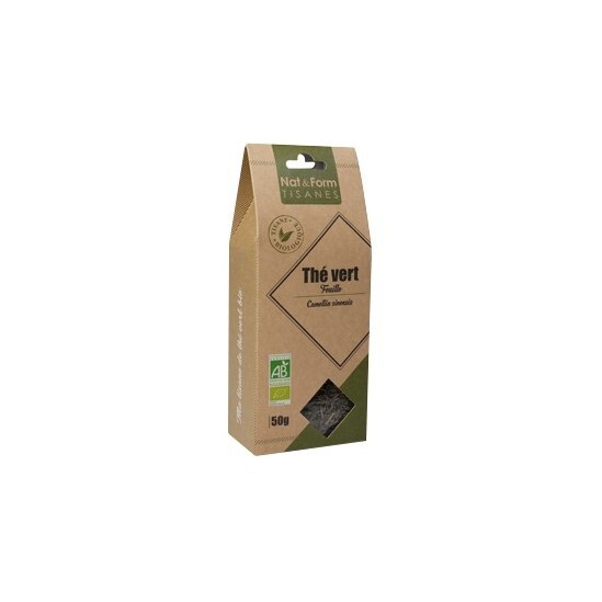 Nat&Form Thé vert bio ma tisane 50g