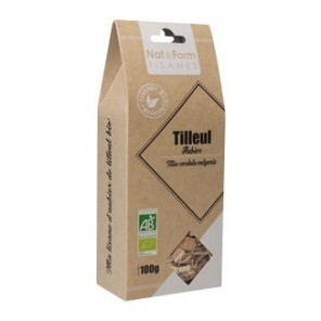 Nat&Form Aubier de tilleul bio tisane 100g