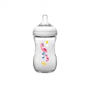 AVENT BIB NATURAL FLAMANT 260ML