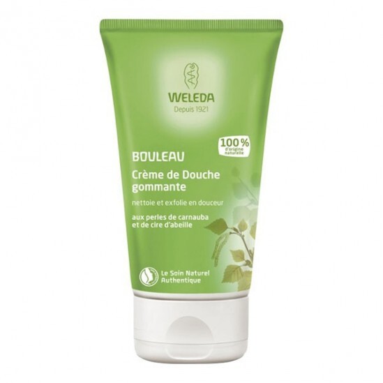 Weleda crème de douche gommante au bouleau 150ml