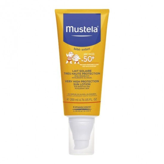 Mustela bébé-enfant lait solaire spf50 200ml