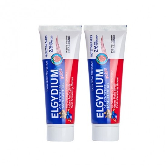 Pierre fabre elgydium kids dentifrice fraise givrée 2- 6 ans 2x50ml