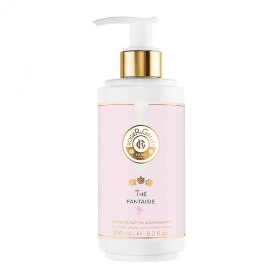 Roger & gallet thé fantaisie crème de parfum nourrissante 250ml