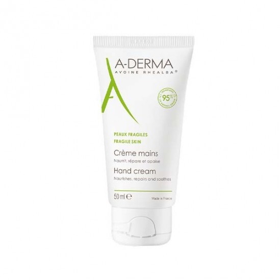 Aderma crème mains peaux fragiles 50ml