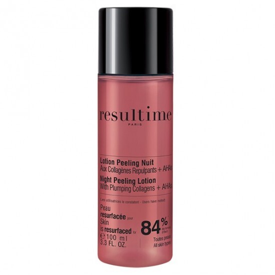 Resultime lotion peeling nuit aux collagènes repulpants + 4 ahas 100ml