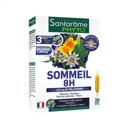 Santarome phyto sommeil 8h 20 ampoules