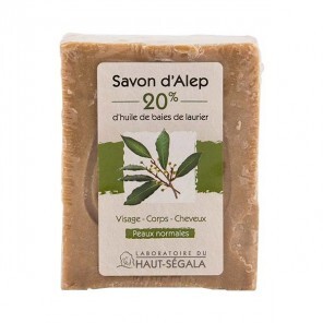 Haut-ségala savon d'alep 20% d'huile de baies de laurier 200g