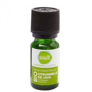 Pharmascience citronnelle de java bio huile essentielle 10ml