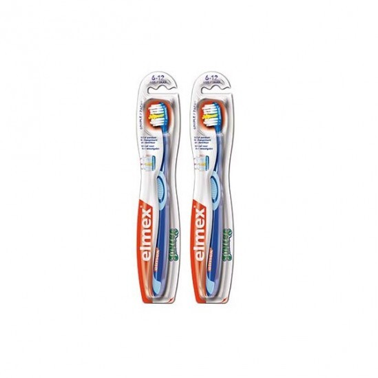 Elmex brosse à dents junior 6-12 ans lot 2x