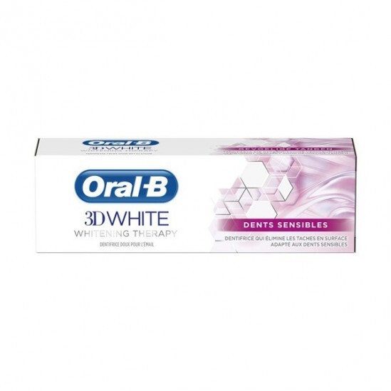 Oral-b 3d white whitening therapy dents sensibles dentifrice 75ml