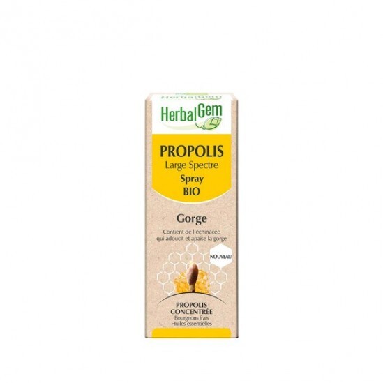 Herbalgem propolis large spectre spray bio 15ml