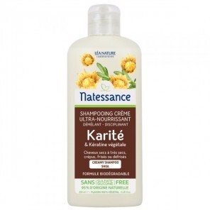 Natessance Shampooing Crème Karité et Kératine Végétale 250 ml