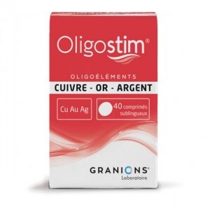 Granions oligostim cuivre or argent 40 comprimés